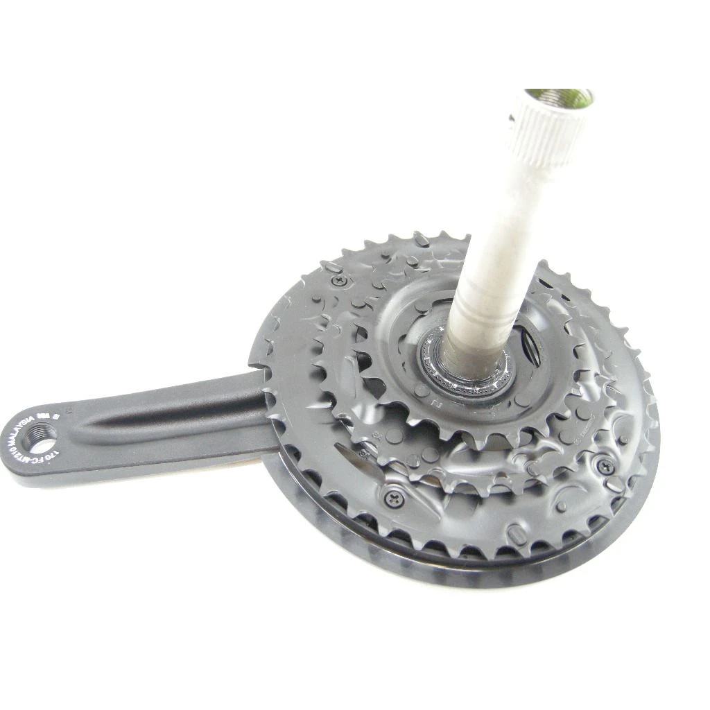 Shimano FC-MT210 Triple 9-Gang Kettenradgarnitur – Bild 2