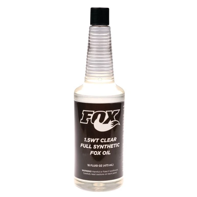 Fox Oil AM 1.5wt Synthetic 16oz. Clear